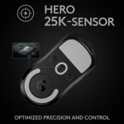 Logitech G Pro X Superlight Trådlös gaming-mus Svart