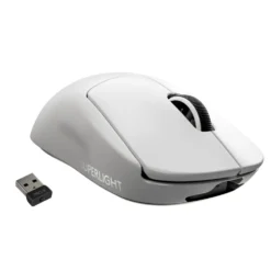Logitech G Pro X Superlight Trådlös gaming-mus Vit