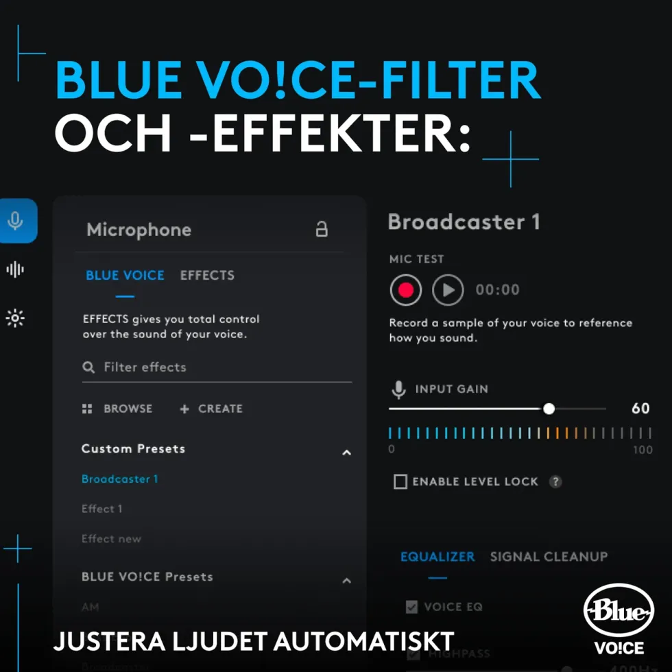 Logitech G Yeti GX USB-mikrofon