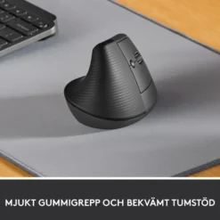 Logitech Lift Vertikal datormus Graphite