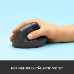 Logitech Lift Vertikal datormus Graphite