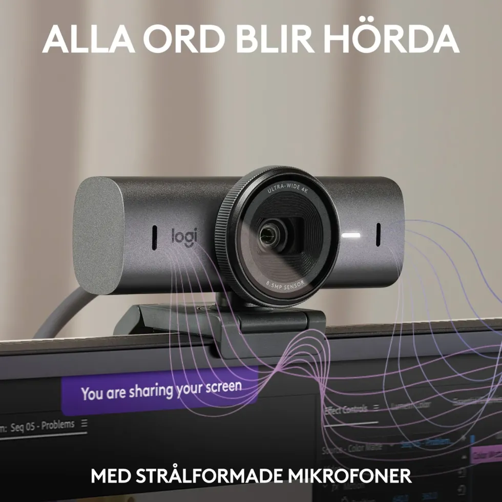Logitech MX Brio 4K webbkamera