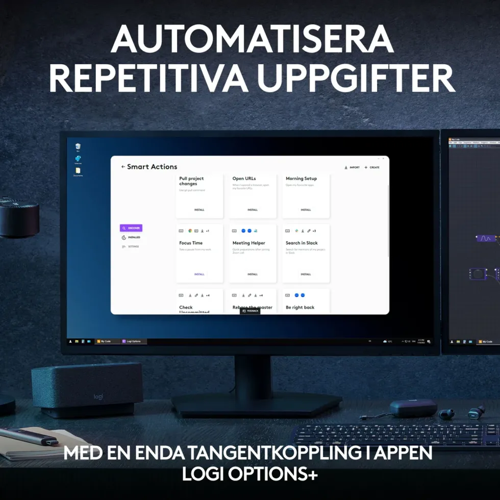 Logitech MX Keys S Trådlöst tangentbord Graphite