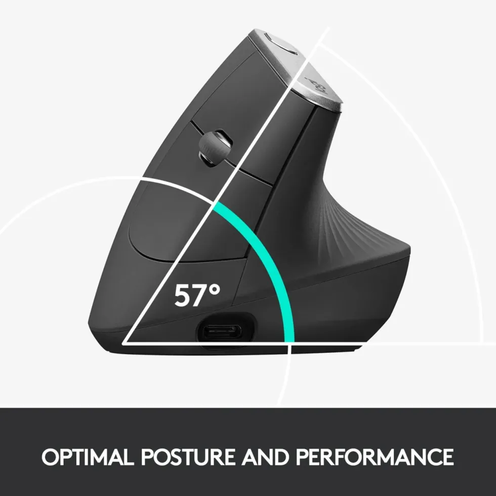 Logitech MX Vertical Trådlös datormus