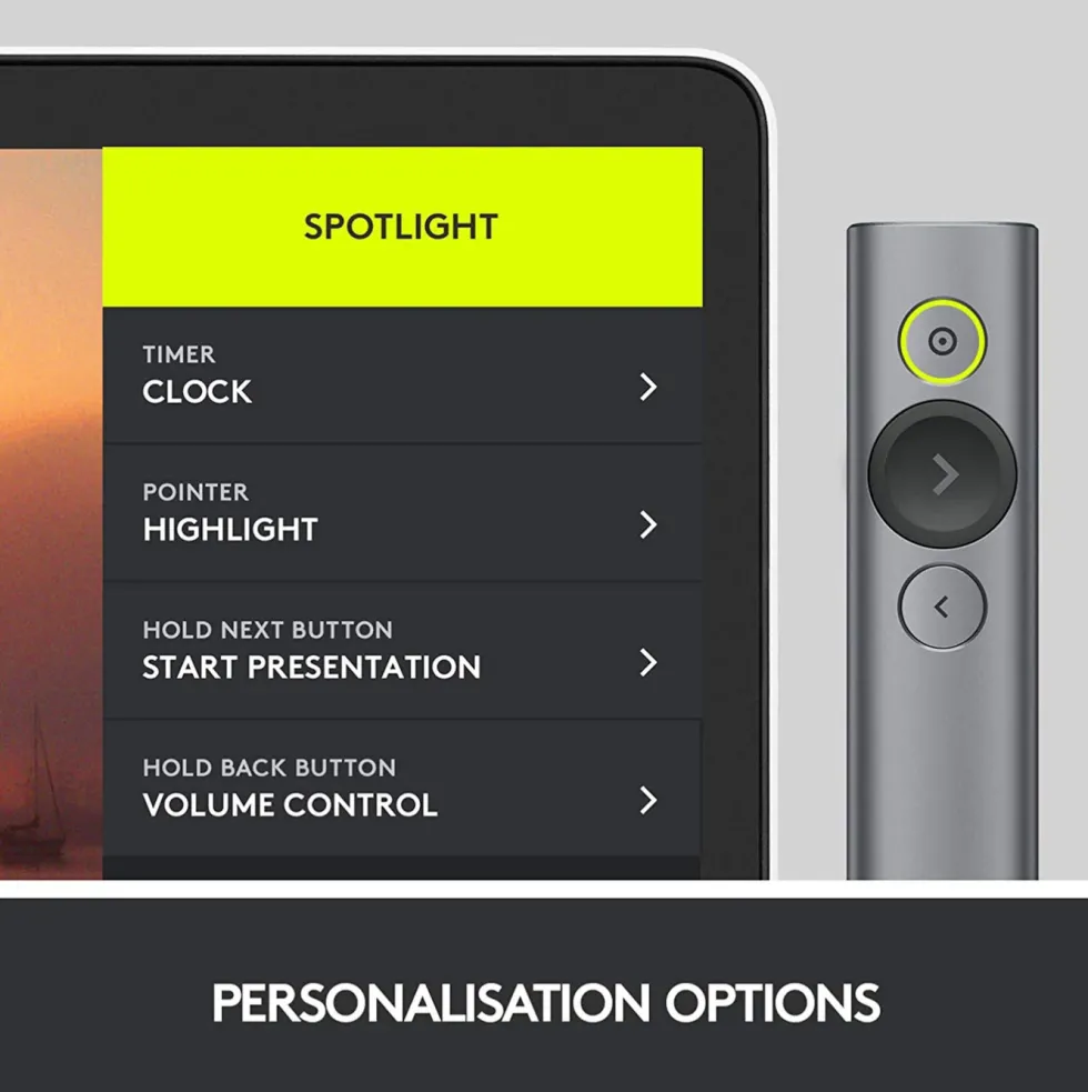 Logitech Spotlight Presentationsverktyg