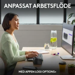 Logitech Wave Keys Trådlöst Ergonomiskt tangentbord