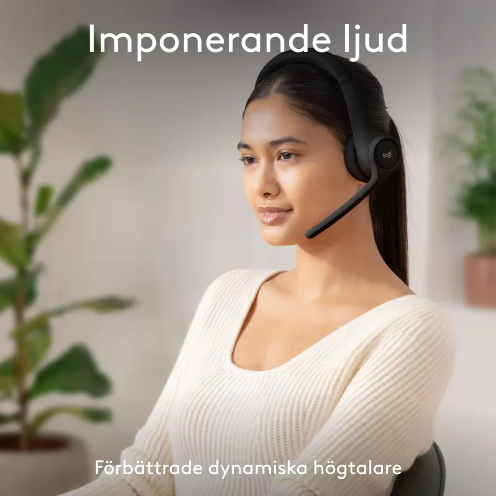 Logitech Zone 300 Trådlöst headset Graphite