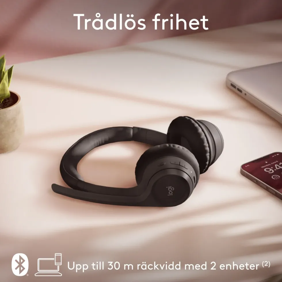 Logitech Zone 300 Trådlöst headset Graphite