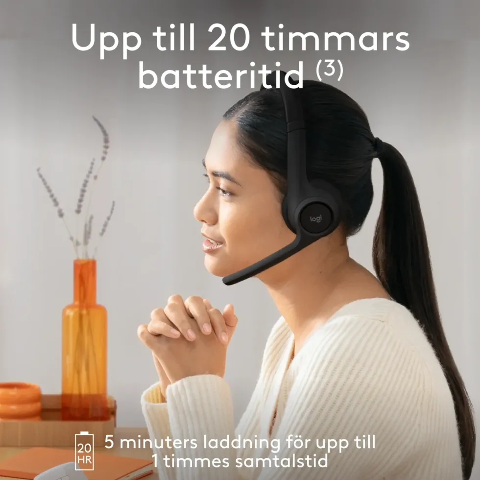 Logitech Zone 300 Trådlöst headset Graphite
