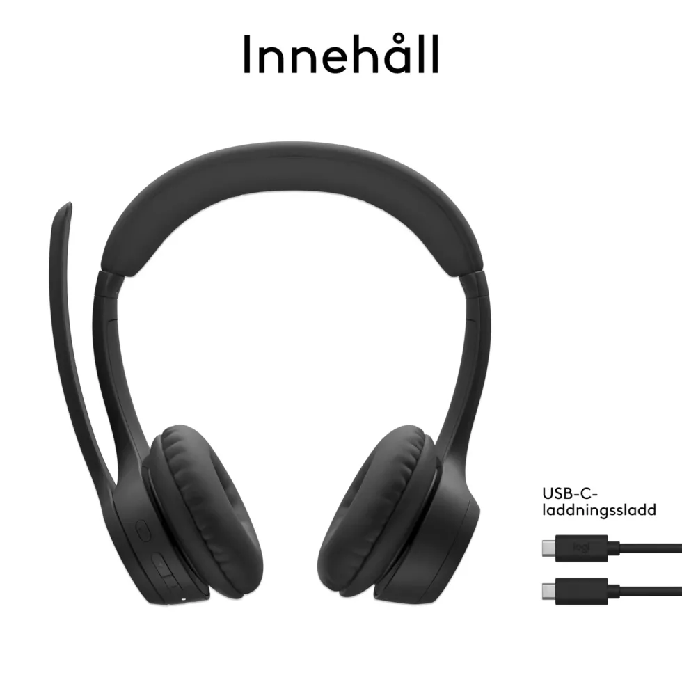 Logitech Zone 300 Trådlöst headset Graphite