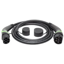 Luxorparts BEV Typ 2 Laddkabel för elbil 22 kW 3 fas 2,5 m