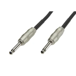 Luxorparts Instrumentkabel 6,3 mm 1 m, Svart