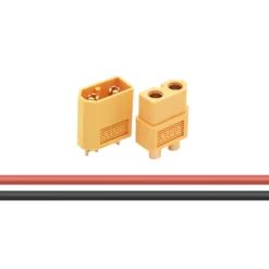 Luxorparts Kontaktset XT60 med krympslang 10 par