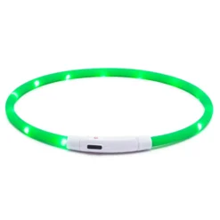 Luxorparts Laddningsbart hundhalsband med LED