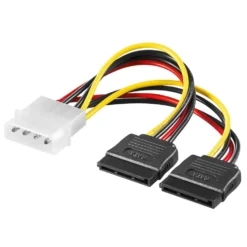 Luxorparts Molex till SATA-strömförgrening 4-pin