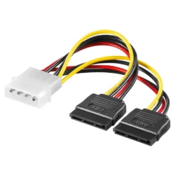 Luxorparts Molex till SATA-strömförgrening 4-pin