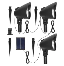 Luxorparts Solcellsdriven nattbelysning 3-pack