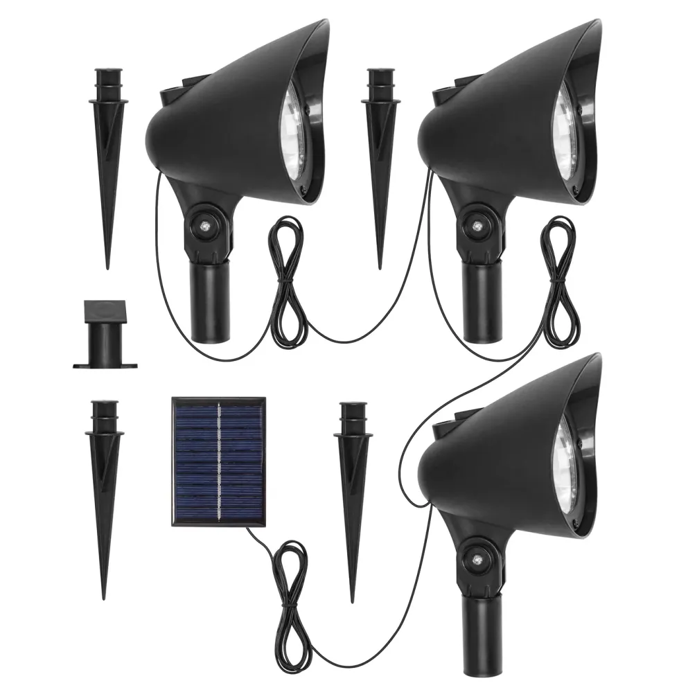 Luxorparts Solcellsdriven nattbelysning 3-pack