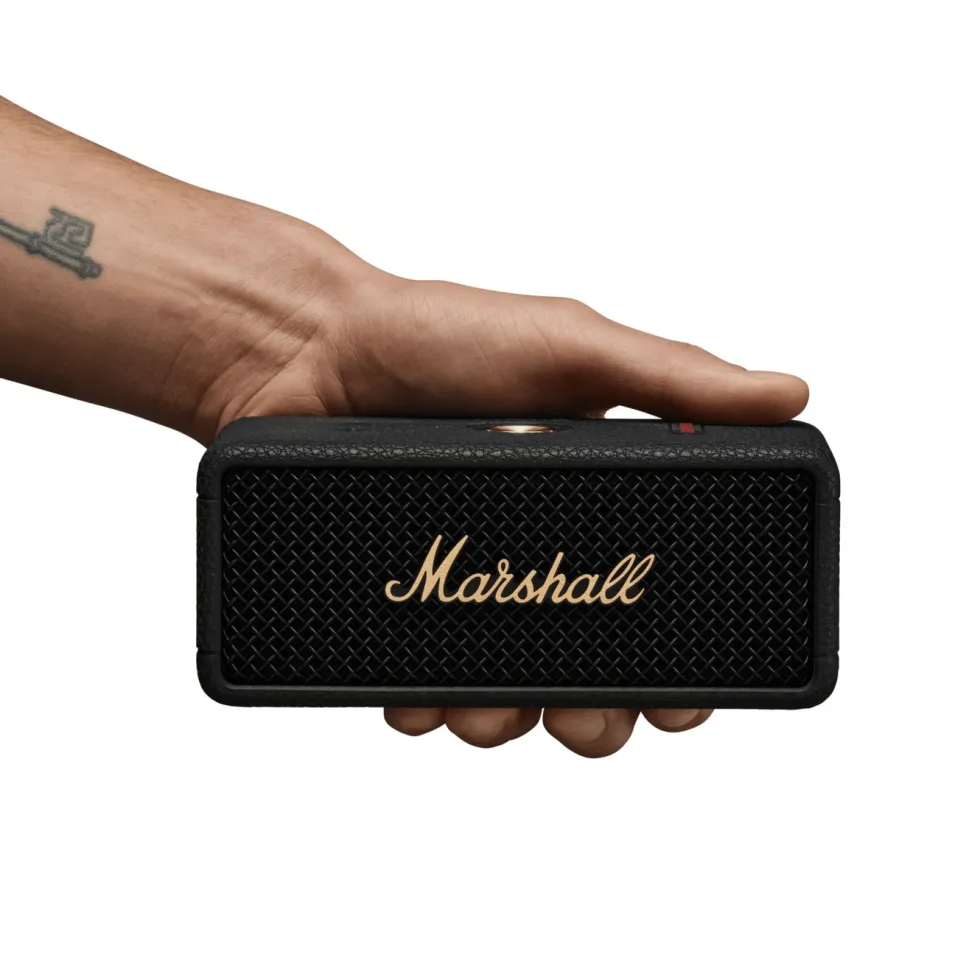 Marshall Emberton III Bluetooth-högtalare Black and Brass