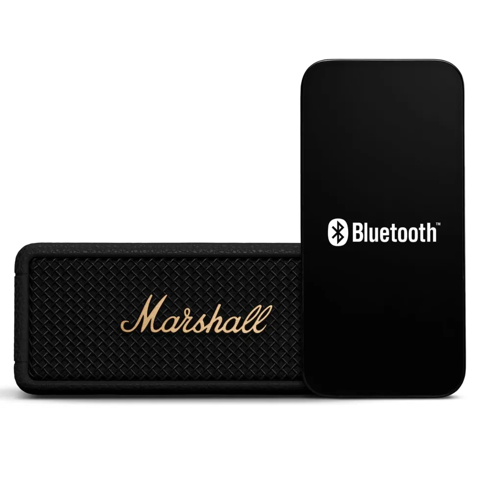 Marshall Emberton III Bluetooth-högtalare Black and Brass