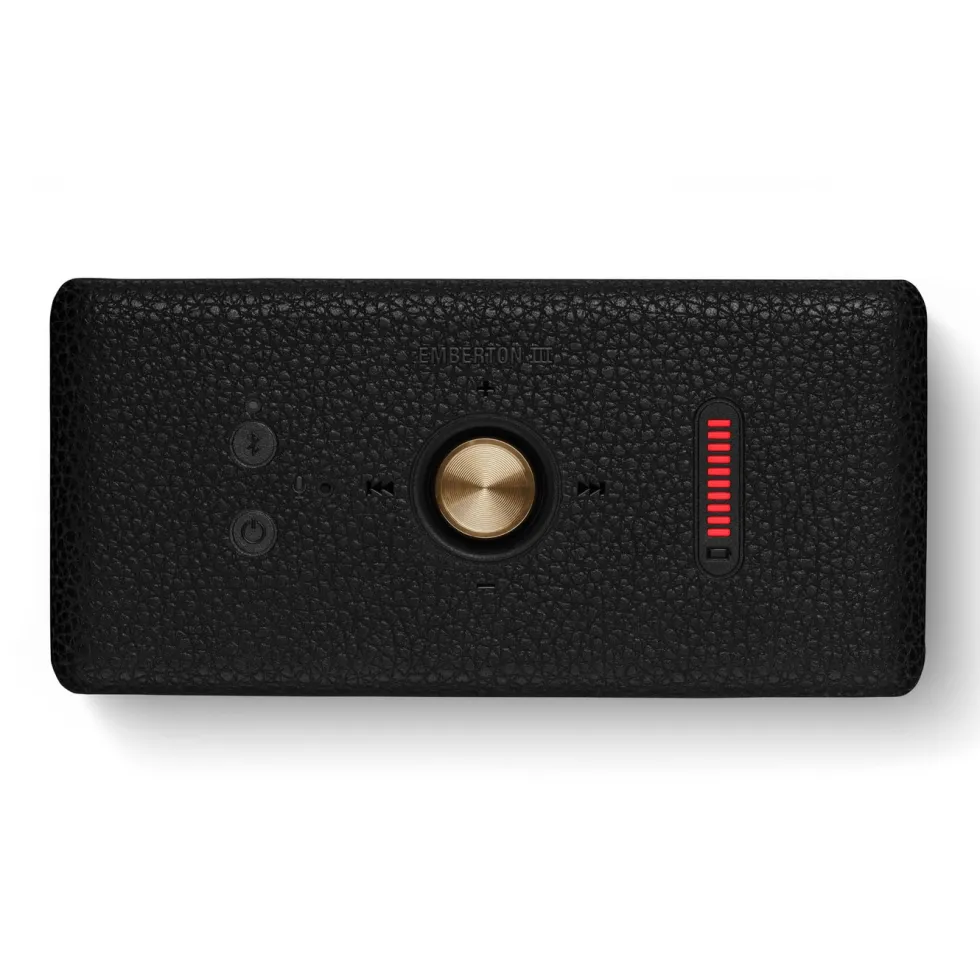 Marshall Emberton III Bluetooth-högtalare Black and Brass