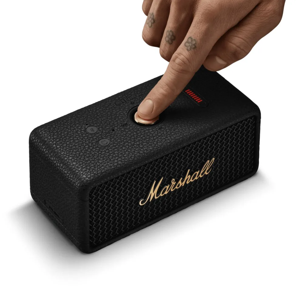 Marshall Emberton III Bluetooth-högtalare Black and Brass