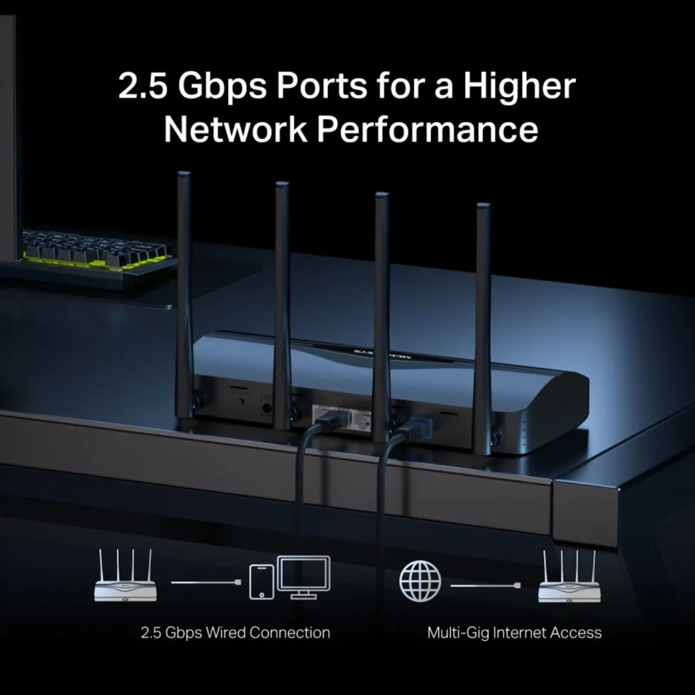 Mercusys MR27BE Dual-Band Wifi 7-router