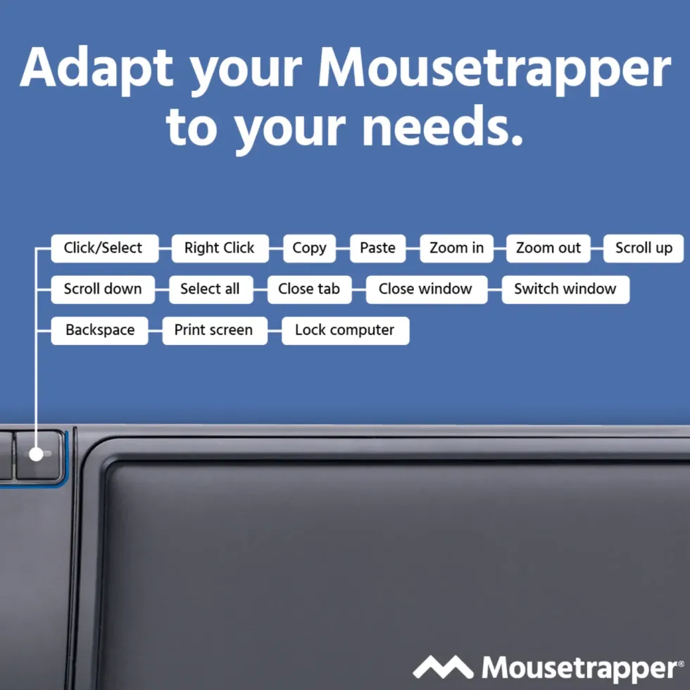 MouseTrapper Prime Trådlös Ergonomisk mus