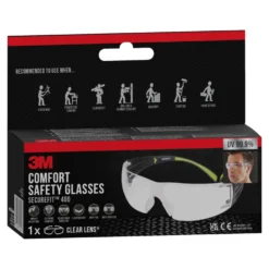 3M SecureFit 400 skyddsglasögon Transparent