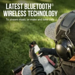 3M WorkTunes Connect & Solar hörselkåpor Bluetooth Svart