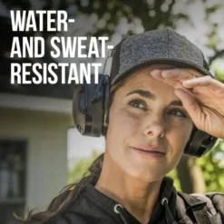 3M WorkTunes Connect & Solar hörselkåpor Bluetooth Svart