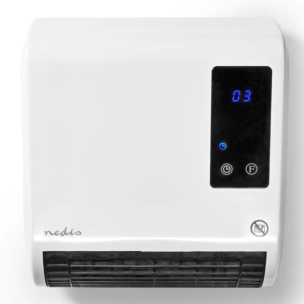 Nedis badrumsvärmare – 2000 W med fjärrkontroll