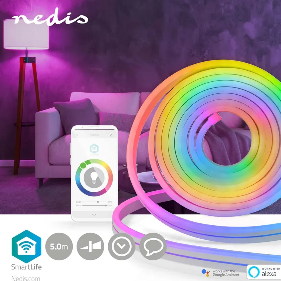 Nedis Smart Neon-list 5 m