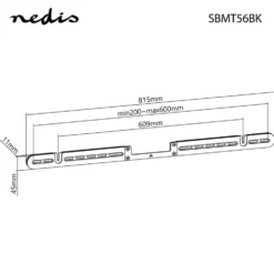 Nedis Soundbar-fäste för Sonos