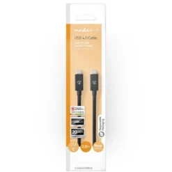 Nedis USB-C 4.0 Gen 3x2-kabel 2 m