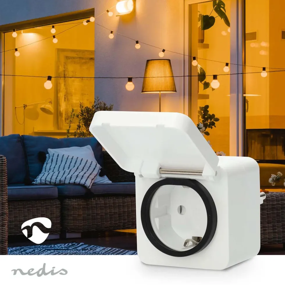 Nedis Zigbee Fjärrströmbrytare för utomhusbruk 3680 W