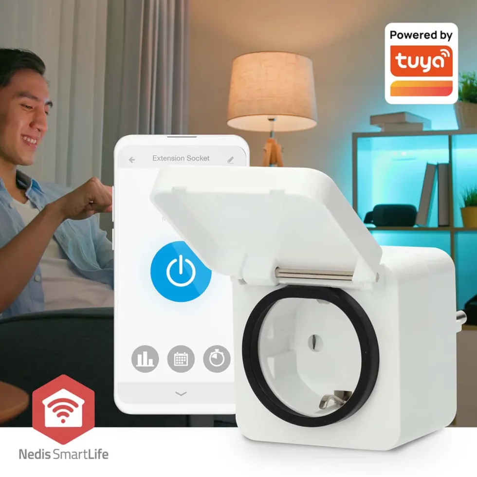 Nedis Zigbee Fjärrströmbrytare för utomhusbruk 3680 W