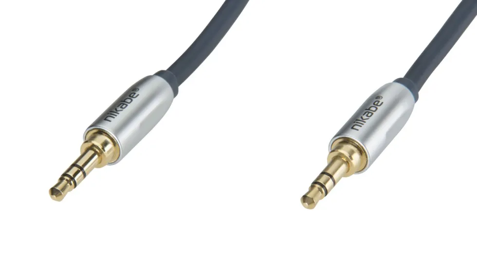 Nikabe Ljudkabel med 3,5 mm-kontakt 1 m