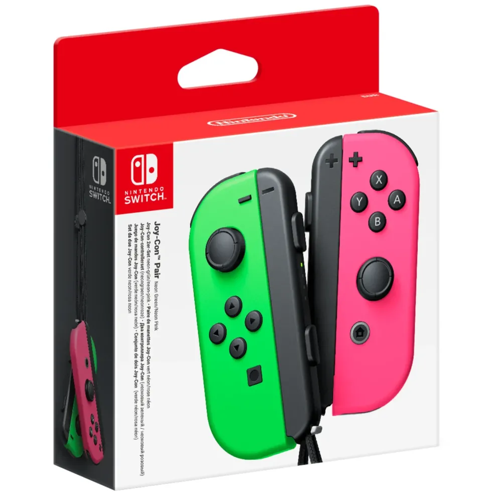 Nintendo Joy-Con Pair Handkontroller Rosa/grön