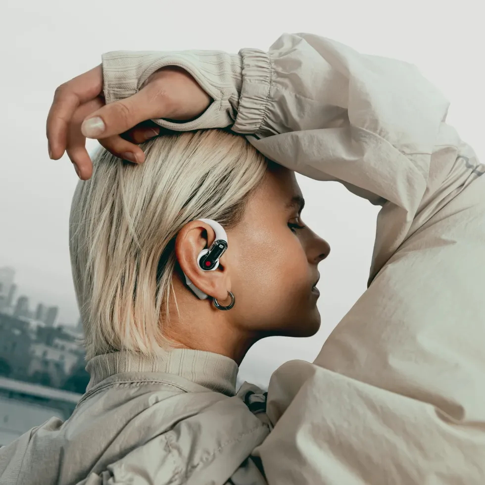 Nothing Ear (open) trådlösa hörlurar Vit