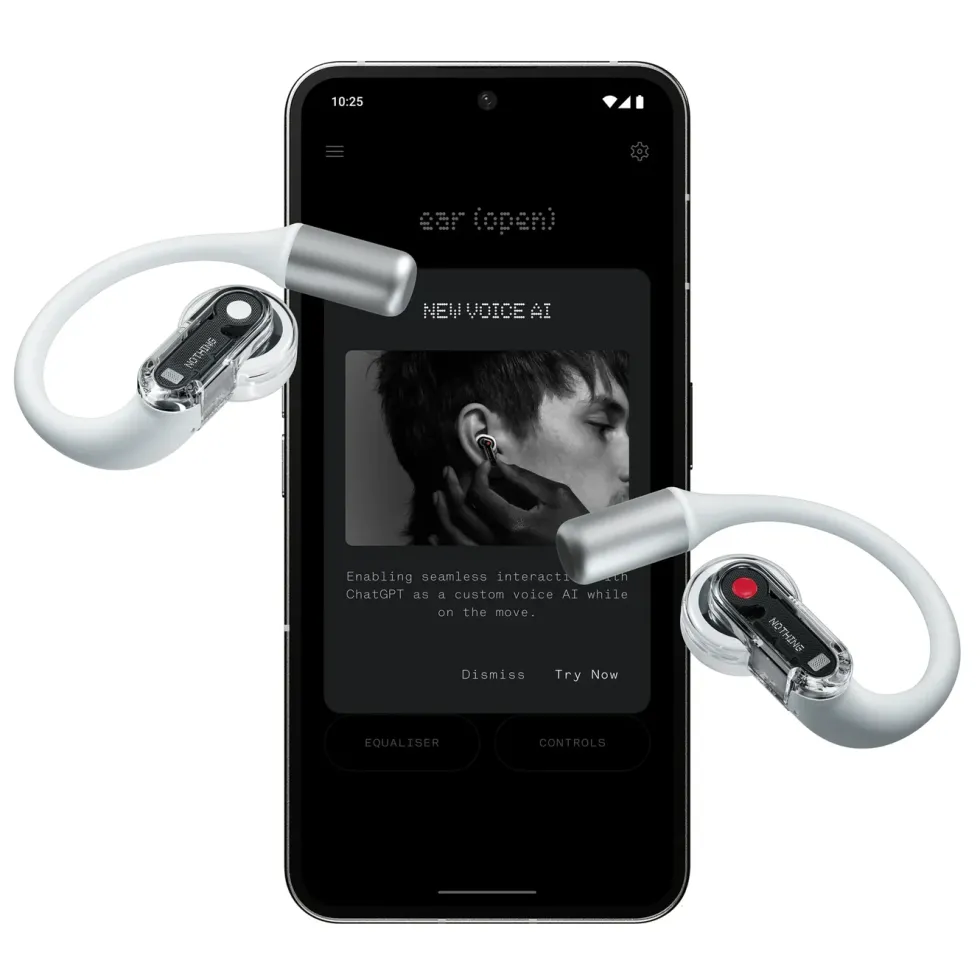 Nothing Ear (open) trådlösa hörlurar Vit