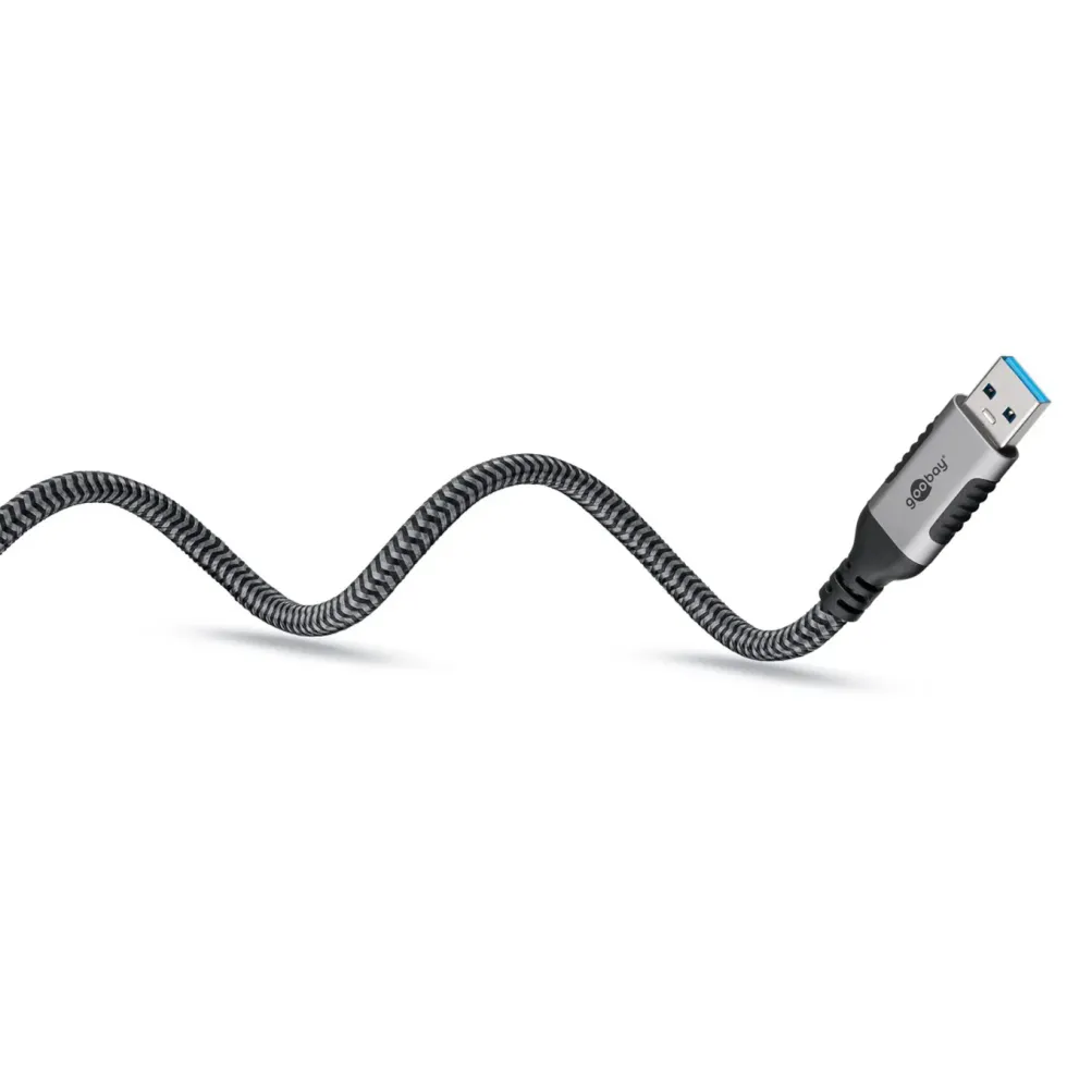 Nätverkskabel med USB-anslutning USB-A 2 m