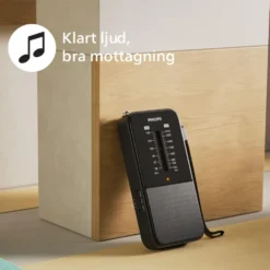 Philips Fickradio TAR1509 med FM och MW