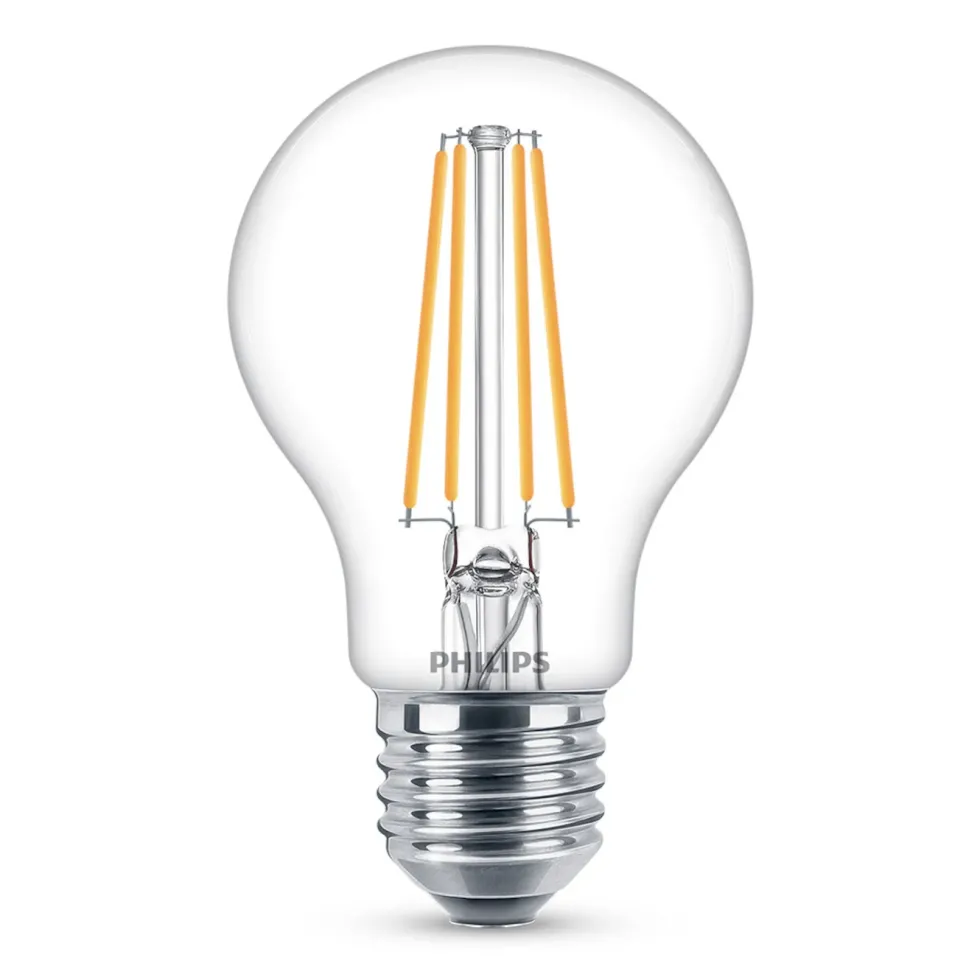Philips Globlampa LED E27 806 lm 3-pack