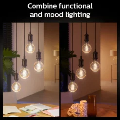 Philips Hue Filament G125 E27 Smart LED-lampa 550 lm