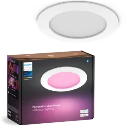Philips Hue Slim infälld belysning Ø170 mm Vit