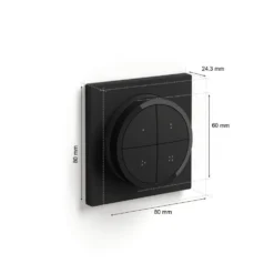 Philips Hue Tap Dial Switch Fjärrkontroll Svart