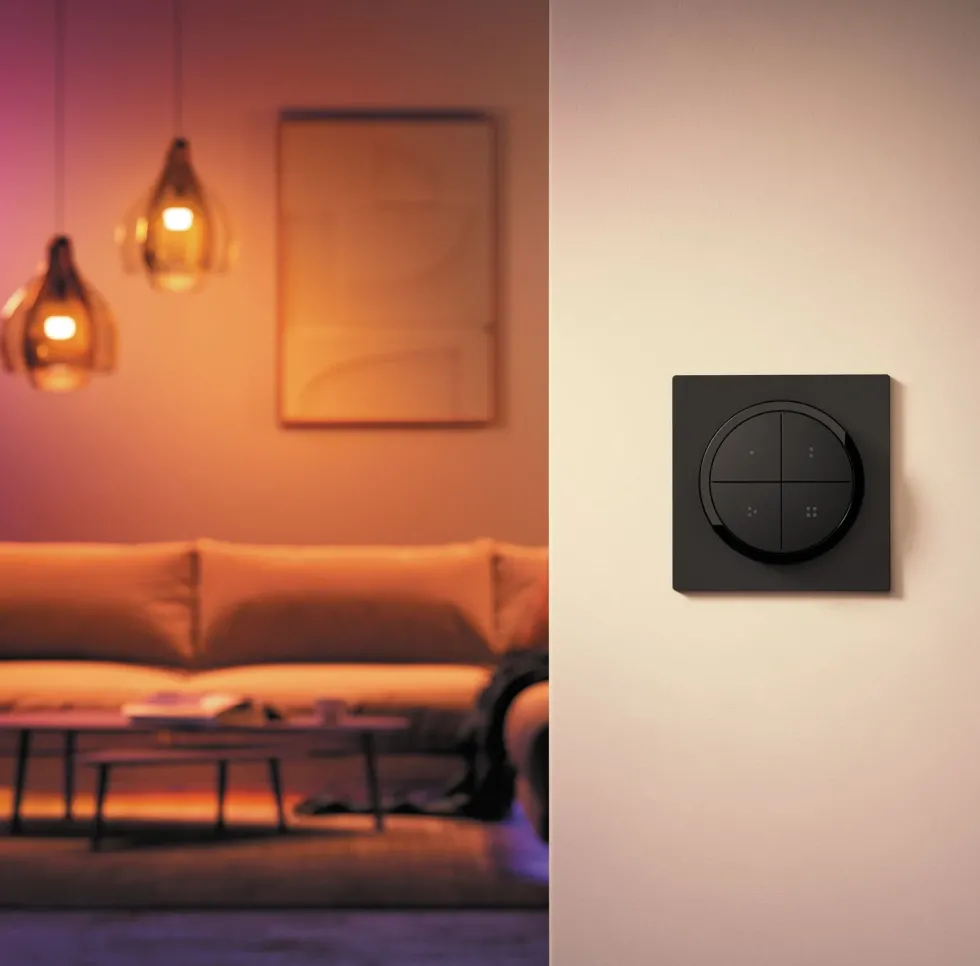 Philips Hue Tap Dial Switch Fjärrkontroll Svart