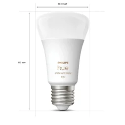 Philips Hue White Ambiance E27 Smart LED-lampa 800 lm 2-pack