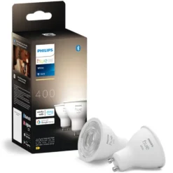 Philips Hue White Smart LED-lampa GU10 400 lm 2-pack